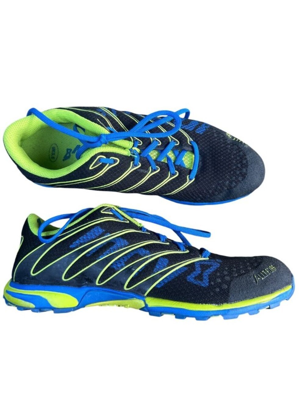 Inov8 F-Lite 195 V2 Training Shoes Size 8 Black Neon